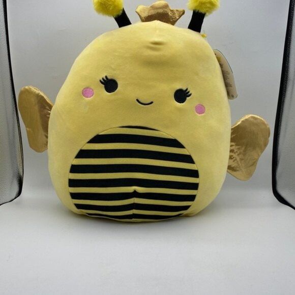 NEW Kellytoy Squishmallows 11" Sunny the Bumblebee 2022 Summer Edition Plush HTF - Picture 2 of 7